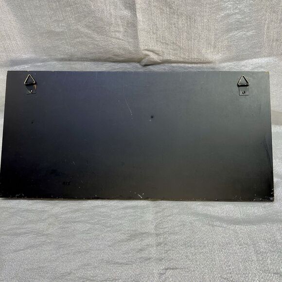 Shabby Chic Farmhouse Decor Wood Hanging Rack Acrylic Crystal Knobs - Picture 3 of 5